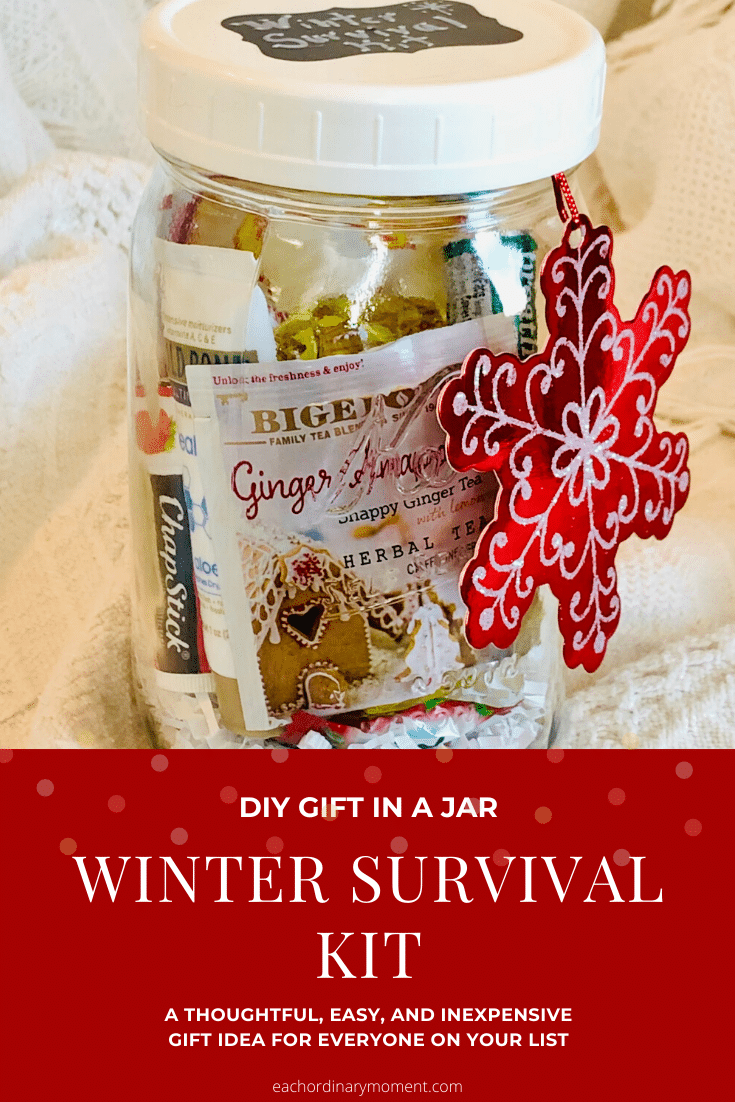 Winter Survival Kit Gift-in-a-Jar | A Fun, Frugal Gift Idea!