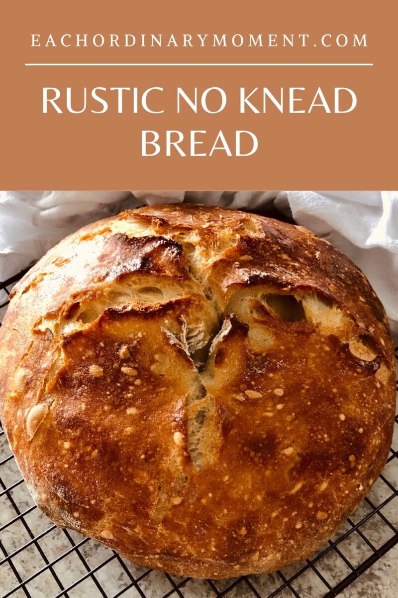 Rustic No-Knead Bread | Each Ordinary Moment