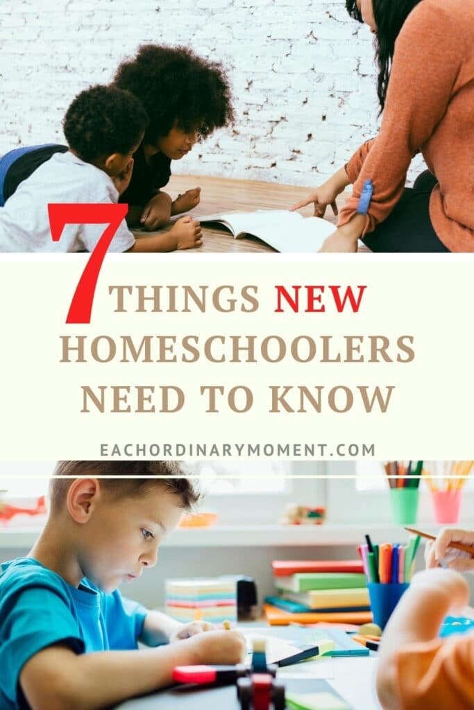 Important Things New Homeschoolers Need to Know
