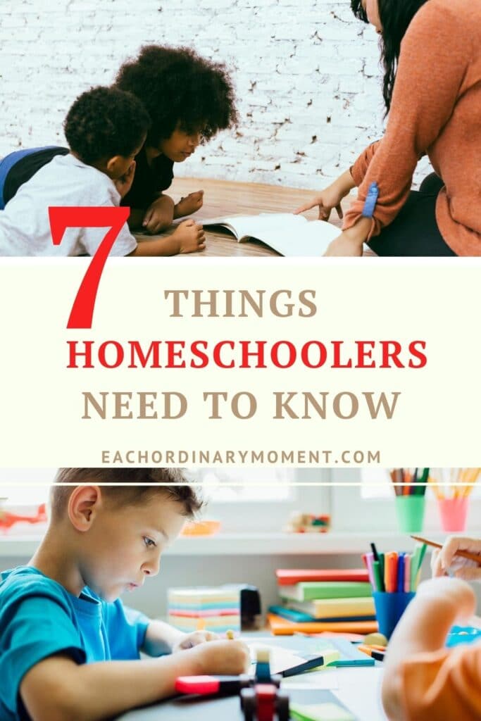 Things Homeschoolers Need to Know