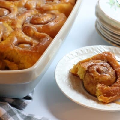 The Best Pumpkin Cinnamon Rolls with Boiled Caramel Icing: Ready to Eat!
