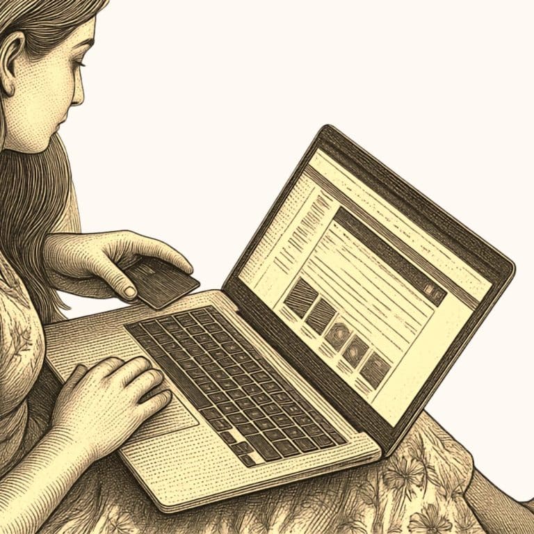 picture of a homemaker using smart ways to shop on Amazon